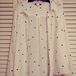 Grayson Long-Sleeved Polka Dot